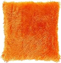 Taraf Orange 45 X 45 Cm Velour Cushion