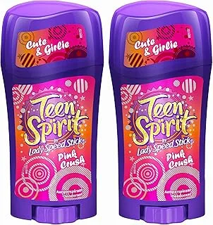 Lady Speed Stick deodorant teen spirit, antiperspirant deodorant, pink crush, 2x 65 g, 2 pack