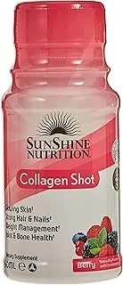 SUNSHINE NUTRITION Collagen Shots Berry, 60 ml, Pack Of 12