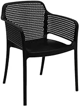 Tramontina Gabriela Black Polypropylene and Fiberglass Chair