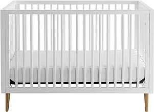 KF008-WHT1 - Kolcraft Roscoe 3-In-1 Convertible Crib - White, Pack Of 1