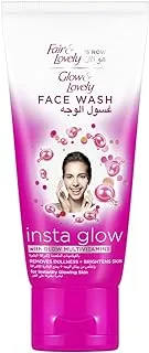 Glow and Lovely Formerly Fair Face Wash with Multivitamins Instaglow to Remove Dullness Brighten the Skin, 50ml