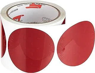 Buyers Products 5623000 3 In. Dot Reflectors, Stick-On, Red