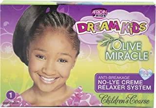 African Pride Dream Kids Olive Miracle Relaxer الخشنة ، 1count