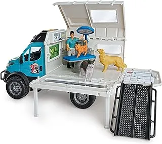 Dickie Toys - Light & Sound Iveco Animal Rescue Playset