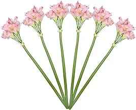 YATAI Real Touch Kaffir Lily Artificial Flowers 10 Heads Lily Flowers Wholesale Floral Wedding Fake Flowers Artificial Plants for Bridal Bouquets Hotel Restaurants Birthdays Flowers (6)