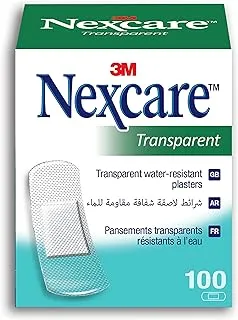 3M Nexcare Tb-100 Transparent Bandage, 100'S, One Size