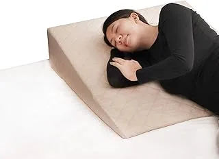 Moon - Wedge Pillow For Gerd Acid Reflux - Brown