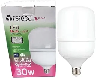 RAFEED LED Light Bulb, 30 W, WarmWhite Light 3000k, 3150LM,E27, Non Dimmable, Medium Base for PhotoLight, Indoor Outdoor,Warehouse, Garage, Basement,Backyard Factory Barn and Many Areas.