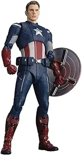 TAMASHII NATIONS Avengers: Endgame - Captain America ? Cap VS. Edition, Bandai S.H.Figuarts, Blue