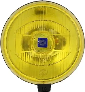 مصباح ضباب القيادة العالمي Hella Comet 500 Yellow Light Lens (12V ، 55W ، Yellow Light)