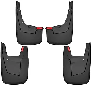 Husky Liners Mud Guards | Front And Rear Mud Guards - Black | 58146 | Fits 2019-2022 Dodge RAM 1500 W/O Oem Fender Flares 4 Pcs