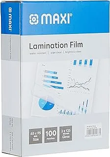 Maxi Lamination Film 65X95Mm 125Mic In A Box Of 100Pc