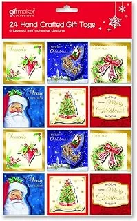 24 Hand Crafted Traditional Gift Tags Xadgt202