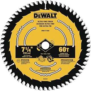 Dewalt Dwa171460 7-1/4-Inch 60-Tooth Circular Saw Blade