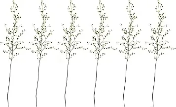 Nearly Natural 48” Night Willow Artificial Flower, Set Of 6, White, 6 Piece