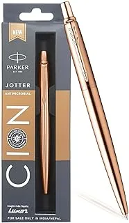 Parker Jotter Anti Microbial Stainless Steel Ball Pen - CION Coated (Ink - Blue), 1 Count(Pack of 1) (9000025835)