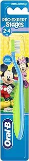 Eternal Love Oral B Stages 2 Disney Mickey Mouse Toothbrush (2-4 Years) 3014260278328, Assorted