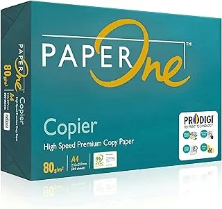 ورق نسخ PaperOne™ Copier Premium، 80 جرامًا لكل متر مربع، مقاس A4، رزمة 500 ورقة