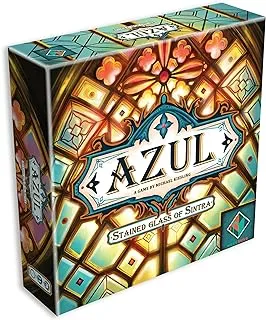 Next Move Games Azul Stained Glass of Sintra Board Game EXPANSION - Craft Colorful Window Panes. Tile-Placement Strategy Game for Kids and Adults, Ages 8+, 2-4 Players, 30-45 Minute Playtime, Made by