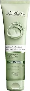 L'Oreal Paris Pure Clay Green Face Wash With EUcalyptus, Purifies And Mattifies, 150ML