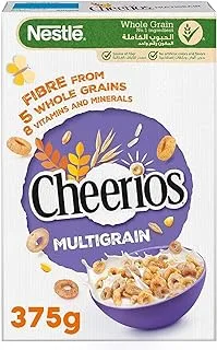 Cheerios Nestle Cheerios Multi Whole Grains Breakfast Cereal 375G