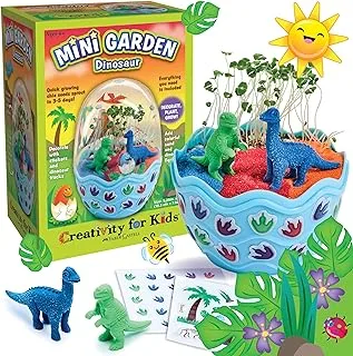 Creativity for Kids Mini Garden Kit - Dinosaur Egg Terrarium - Arts and Crafts for Boys and Girls