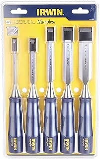 Irwin Marples Blue Chip Bevel Edge Chisel, Set Of 5, M444-S5