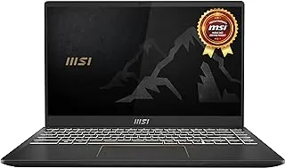 MSI NoteBook Summit E14 Business Laptop, Intel® Core™ i7-1185G7, 14 Inch FHD Touch Screen, 1Tb SSD M.2 PCiE, 16GB RAM, NVIDIA GeForce GTX 1650 Ti 4GB Graphics, Windows 10 Pro - Eng/Ar Keyboard, Black