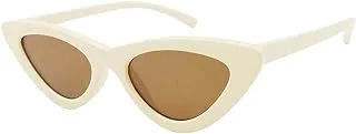 Ocean Glasses-Mahattan- Shiny Beige Frame With Brown Lens