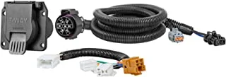 Curt 56226 Vehicle-Side Custom Rv Blade 7-Pin Trailer Wiring Harness, Fits Select Nissan Frontier, Pathfinder, Xterra, Suzuki Equator, Black