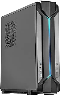 SilverStone Technology Gaming Slim Computer Case for Mini-Itx with Integrated RGB Lighting Cases (SST-RVZ03B-USA)