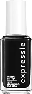 expressie® By essie®, Quick Dry Nail Polish, Now Or Never, Black, 10 ml