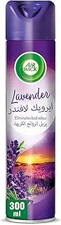 Airwick Lavender Aerosol, Easy to Use Air Freshener, Eliminates Bad Odour like Cat Litter Smell, 300 ml