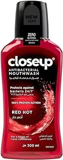 Closeup Antibacterial Mouthwash Red Hot, 300ml