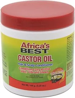 Africa's Best Castor Oil Hair & Scalp Conditioner, 5.25 oz (149g)