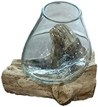 Dubai Garden Centre Water Drop Vase, 20 cm Diameter, Natural