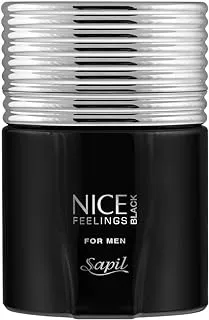 Sapil Nice Feeling Black for Men Eau De Toilette 75ml