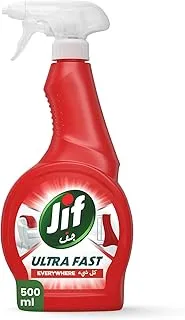 JIF Ultra Fast Cleaner Spray, Everywhere, 100% stain removal on fabrics, 500ml