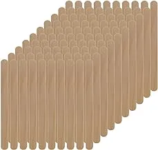 Silikomart Easy Cream Wooden Sticks For Ice Cream Bars, Set Of 100, Beige, Silicone