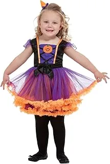 Smiffys Toddler Pumpkin Witch Costume, Multi-Colour, 50795T1