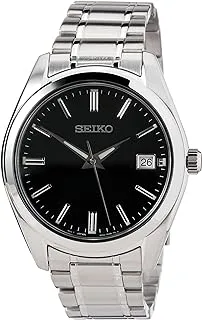 Seiko Men Analogue Watch with Stainless Steel Band