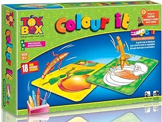 Toysbox Colour It Wipe It - Fruits and Vegetables