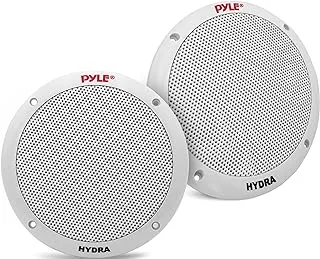 Pyle 6-1/2-Inch Dual Cone Marine Speakers Accessory Plmr605W