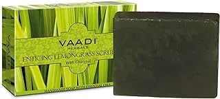 Vaadi Herbals Enticing Lemongrass Scrub Soap, 75 gm