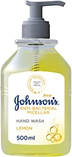 Johnson's Hand Wash, Anti-Bacterial Micellar, Lemon, 500 ml