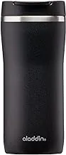 Aladdin Barista Mocca Thermavac™ Leak-Lock™ Thermavac Stainless Steel Travel Mug 0.35L Lava Black – Leakproof | Double Wall Vacuum Cup | Keeps Hot for 3 Hours | BPA-Free | Dishwasher Safe