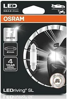 OSRAM LEDriving SL, ≜ C5W (41 mm), Signal lights, White 6000K, LED Retrofit, off-road use only, Single pack (1 lamp)