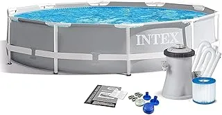 Intex Prism Frame Above Ground Pool Round With Filter 305cmx76cm - 26702