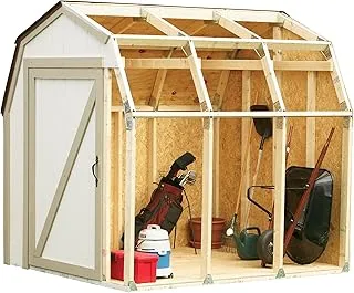 2X4Basics 90190Mi Custom Shed Kit With Barn Roof